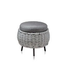 체어몰 CMH-머쉬볼 라탄 스툴 - 인테리어 디자인 알미늄 철재 목재 라탄 의자,머쉬볼 라탄 스툴